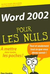 Word 2002 Poche Pour les nuls