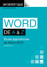 WORD 2010 DE A A Z (POCHETTE + LIVRET)