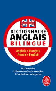 Dictionnaire de poche anglais bilingue