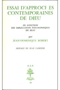 Bap n38 - Essais d'approches contemporaines de Dieu