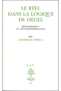 Bap n41 - Le réel dans la logique de Hegel