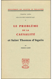 LE PROBLEME DE LA CAUSALITE ET SAINT THOMAS D'AQUIN