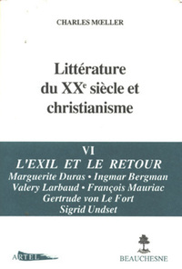 LITTERATURE DU XXE SIECLE ET CHRISTIANISME