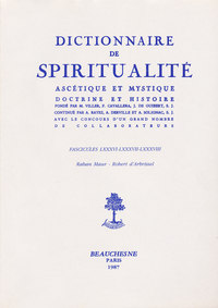 DICTIONNAIRE DE SPIRITUALITE FASCICULE 80/81/82