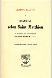 EVANGILE SELON SAINT MATTHIEU