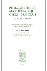 BAP N9 - PHILOSOPHIE ET MATHEMATIQUE CHEZ PROCLUS