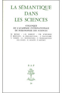 BAP N26 - LA SEMANTIQUE DANS LES SCIENCES