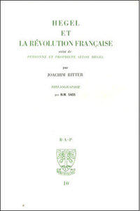 Bap n10 - Hegel et la révolution française