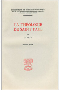 TH N510 - TOME 1-2 LA THEOLOGIE DE SAINT PAUL
