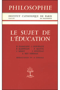 LE SUJET DE L'EDUCATION