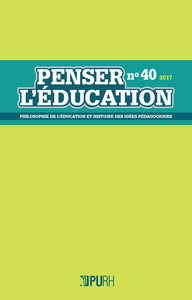 PENSER L'EDUCATION, N  40 / 2017