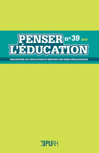 PENSER L'EDUCATION, N  39/2016
