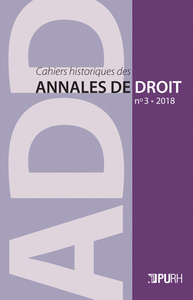 CAHIERS HISTORIQUES DES ANNALES DE DROIT, N  3. LE PARLEMENT DE NORMA