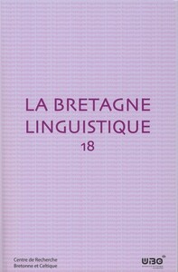 LA BRETAGNE LINGUISTIQUE TOME 18