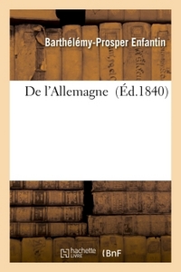 DE L'ALLEMAGNE