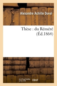 THESE : DU REMERE