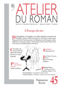 L'Atelier du roman