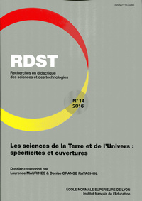 RDST, N 14/2016. LES SCIENCES DE LA TERRE ET DE L'UNIVERS : SPECIFICI