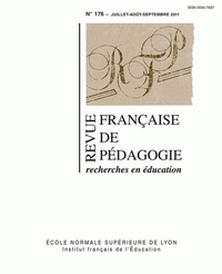 REVUE FRANCAISE DE PEDAGOGIE, N  176/2011