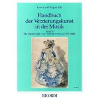 HANDBUCH DER VERZIERUNGSKUNST IN DER MUSIK LIVRE SUR LA MUSIQUE