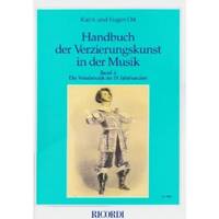 HANDBUCH DER VERZIERUNGSKUNST IN DER MUSIK LIVRE SUR LA MUSIQUE