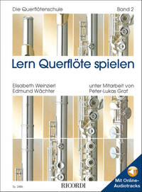 LERN QUERFLOTE SPIELEN BAND 2 MIT CD FLUTE TRAVERSIERE +CD