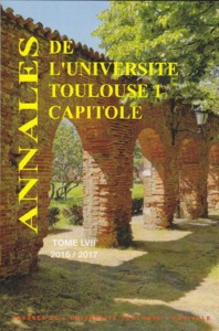 annales ut1 capitole 2016-2017. tome lvii