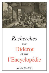 Revue Recherches sur Diderot et sur l’Encyclopédie 58 -2023