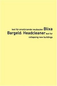 HEADCLEANER /ANGLAIS/ALLEMAND