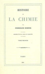 Histoire de la chimie - tome 1