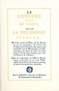 Lumiere tiree du chaos - la philosophie celeste