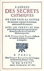 L'abrege des secrets chymiques
