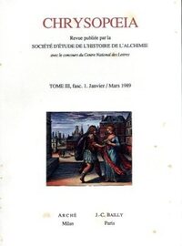 Chrysopoeia - tome 3 fasc. 1. Janvier / Mars 1989