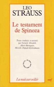 LE TESTAMENT DE SPINOZA