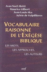 VOCABULAIRE RAISONNE DE L'EXEGESE BIBLIQUE