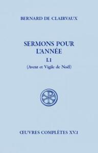 SC 480 SERMONS POUR L'ANNEE - TOME 1.1 AVENT ET VIGILE DENOEL