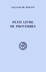 SC 436 PETIT LIVRE DE PROVERBES