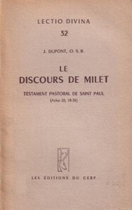LE DISCOURS DE MILET