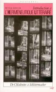 INTRODUCTION À L'HERMÉNEUTIQUE LITTÉRAIRE
