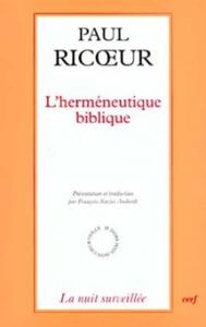 L'HERMENEUTIQUE BIBLIQUE