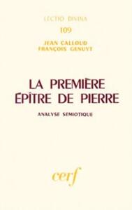 LA PREMIÈRE ÉPÎTRE DE PIERRE
