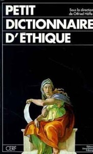 PETIT DICTIONNAIRE D'ETHIQUE