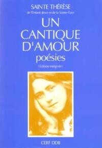 UN CANTIQUE D'AMOUR - POESIES