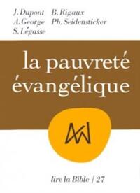 LA PAUVRETE EVANGELIQUE