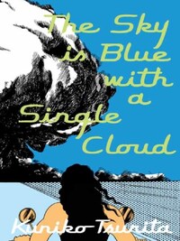 THE SKY IS BLUE WITH A SINGLE CLOUD