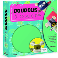 DOUDOUS A COUDRE - 1 LIVRE D'EXPLICATIONS + 7 MODELES + MATERIEL POUR REALISER UN DOUDOU