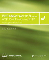 DREAMWEAVER 8 AVEC ASP, COLDFUSION ET PHP