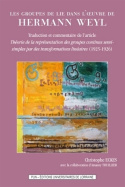 Groupes de Lie dans l'œuvre de Hermann Weyl