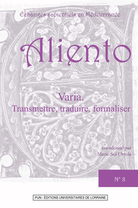 Varia - transmettre, traduire, formaliser