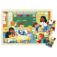 PUZZLE - A L'ECOLE - 21 PIECES